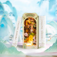 Rolife DIY Book Nook Falling Sakura Shelf Insert TGB05 by LAB7 Malta, Europe