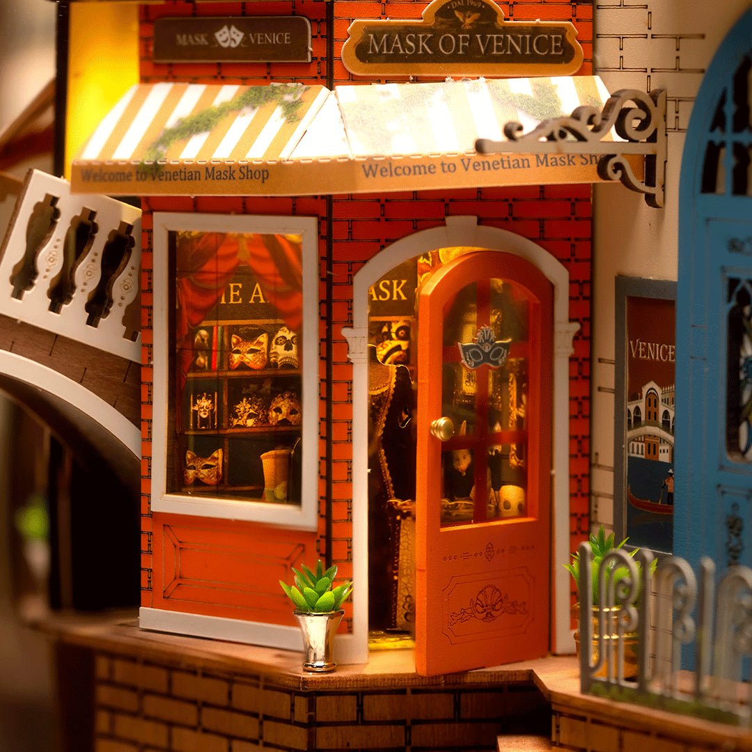 Rolife DIY Book Nook Romantic Venice Shelf Insert Kit TGB08 by LAB7 Malta, Europe