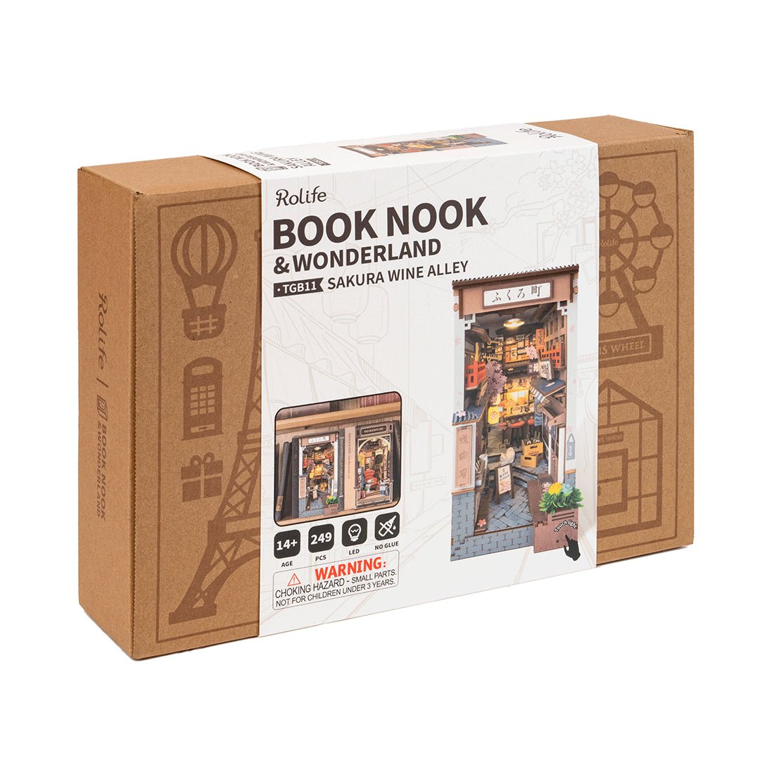 DIY Book Nook Sakura Wine Alley TGB11 by LAB7 Malta, Europe