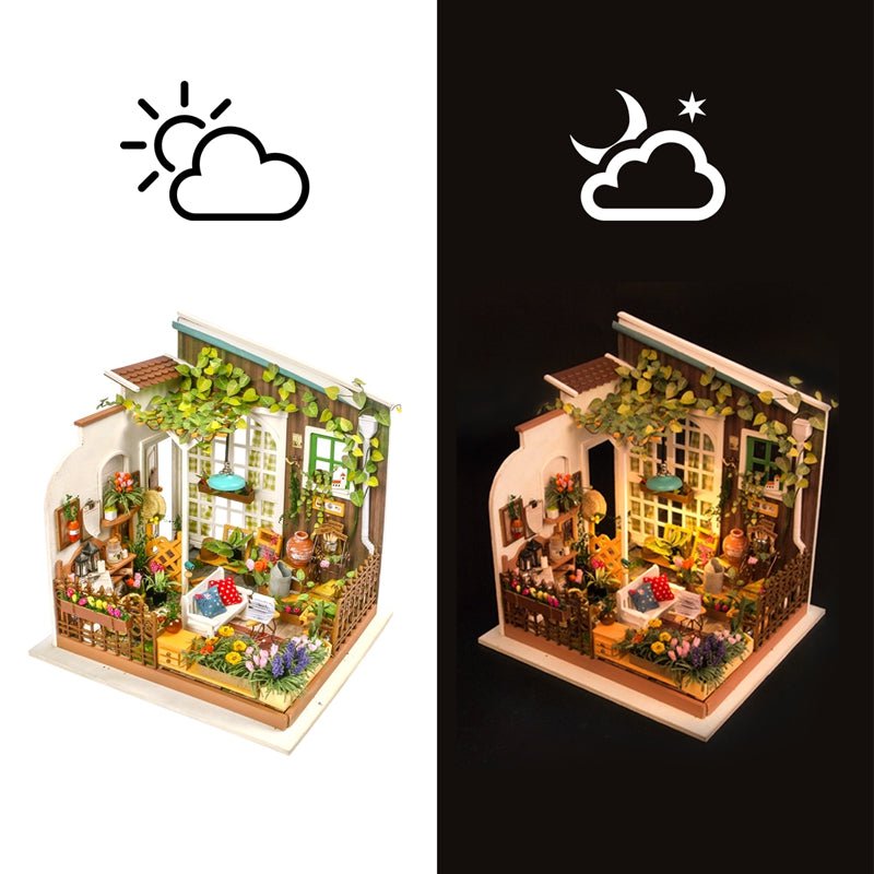 Rolife DIY Miniature Dollhouse Kit Miller’s Flower House DG108 in Malta | LAB7