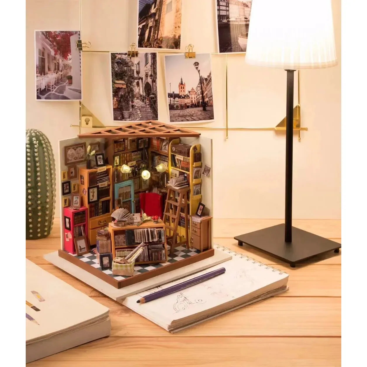 Rolife DIY Miniature House Kit Sam’s Study Library DG102 in Malta | LAB7