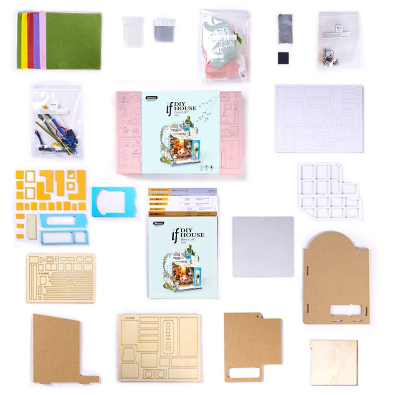 Rolife DIY Miniature Dollhouse Kit Dora’s Loft DG12 by LAB7 Malta, Europe