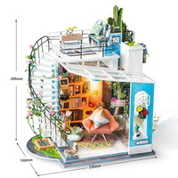 Rolife Dora’s Loft DG12 – DIY Miniature Duplex Apartment Dollhouse Kit in Malta | LAB7