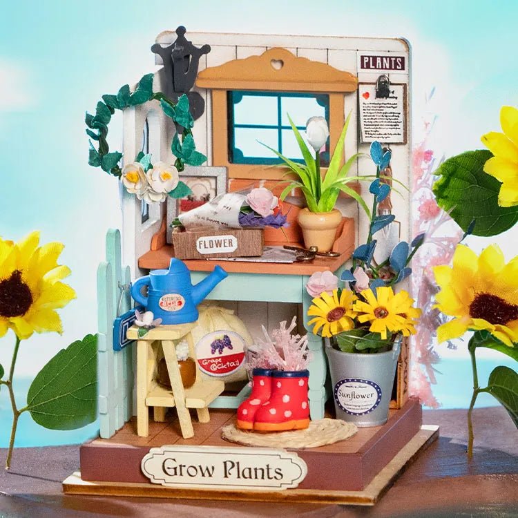 Rolife Dreaming Terrace Garden DS030 – DIY Miniature Flower Room Kit 6946785118490 by LAB7 Malta, Europe