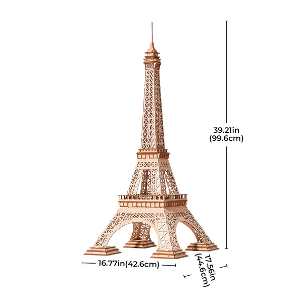 Rolife Eiffel Tower Plus 3D Wooden Puzzle TGC02 by LAB7 Malta, Europe