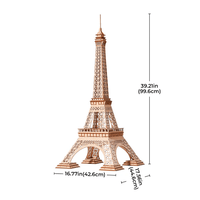 Rolife Eiffel Tower Plus 3D Wooden Puzzle TGC02 by LAB7 Malta, Europe