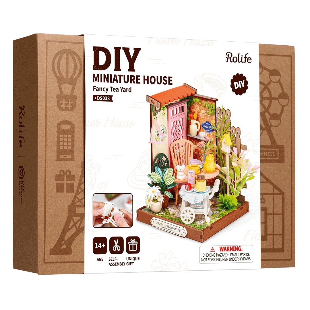 Rolife DIY Miniature House Fancy Tea Yard DS038 by LAB7 Malta, Europe