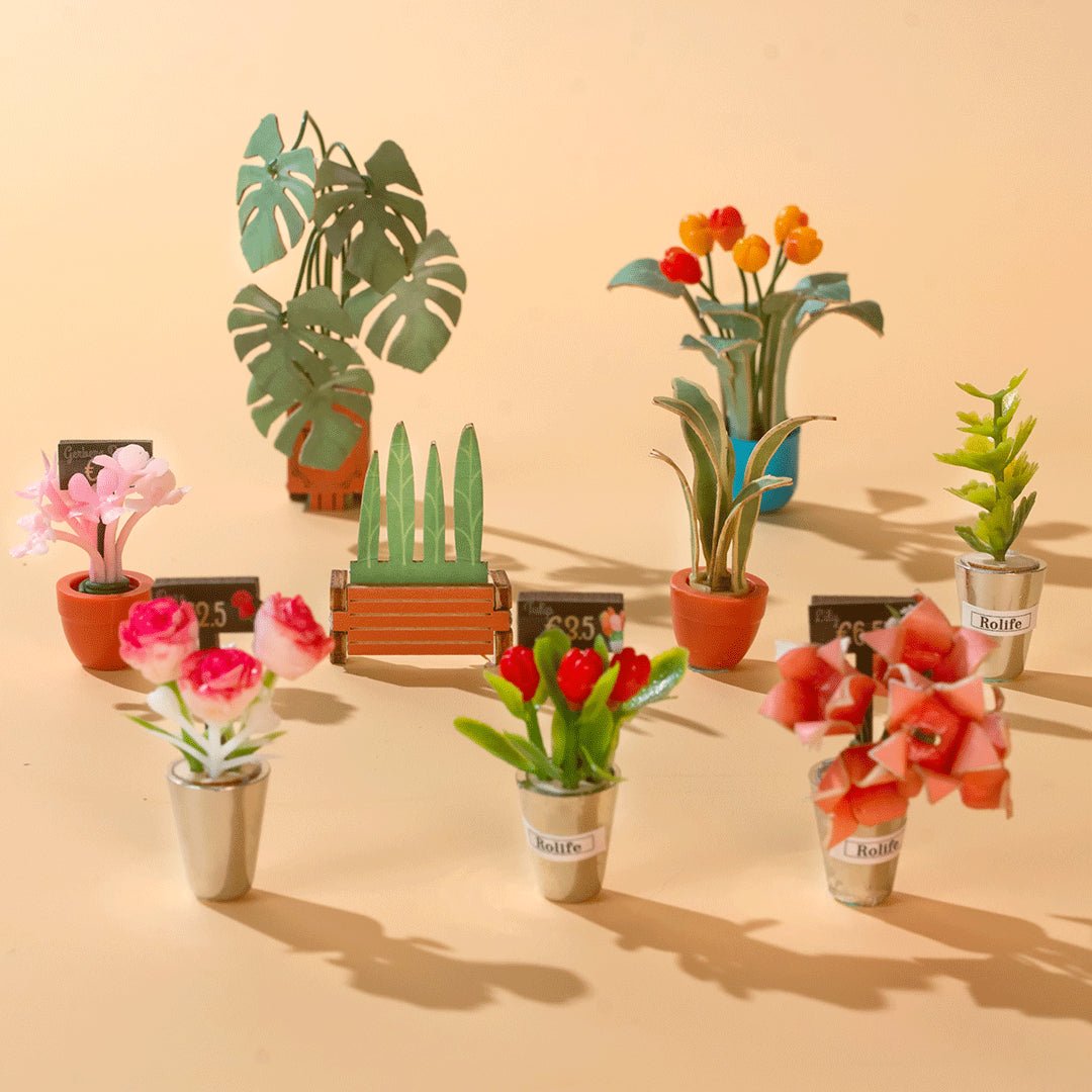 Rolife Floral Corner TGB09 – DIY Flower Shop Book Nook Shelf Insert Kit in Malta | LAB7