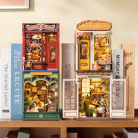 Rolife Fluffy Bakery TGE07 – 277-Piece DIY Book Nook Kit with LED Lighting