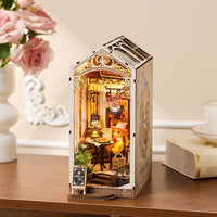 Rolife Holiday Cafe DIY Book Nook Shelf Insert TGB15 in Malta | LAB7