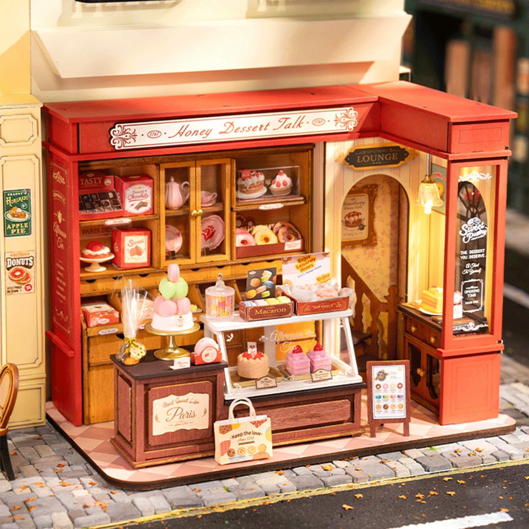 Rolife Honey Dessert Talk DG168 – DIY French Pâtisserie Miniature House in Malta | LAB7