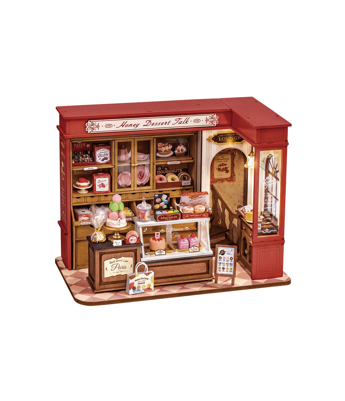 Rolife Honey Dessert Talk DG168 – DIY French Pâtisserie Miniature House in Malta | LAB7