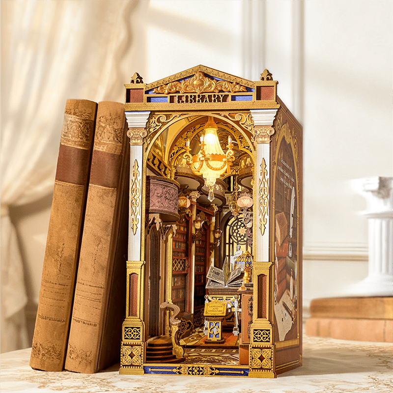 Rolife Library of Wonders DIY Book Nook TGB16 in Malta | LAB7