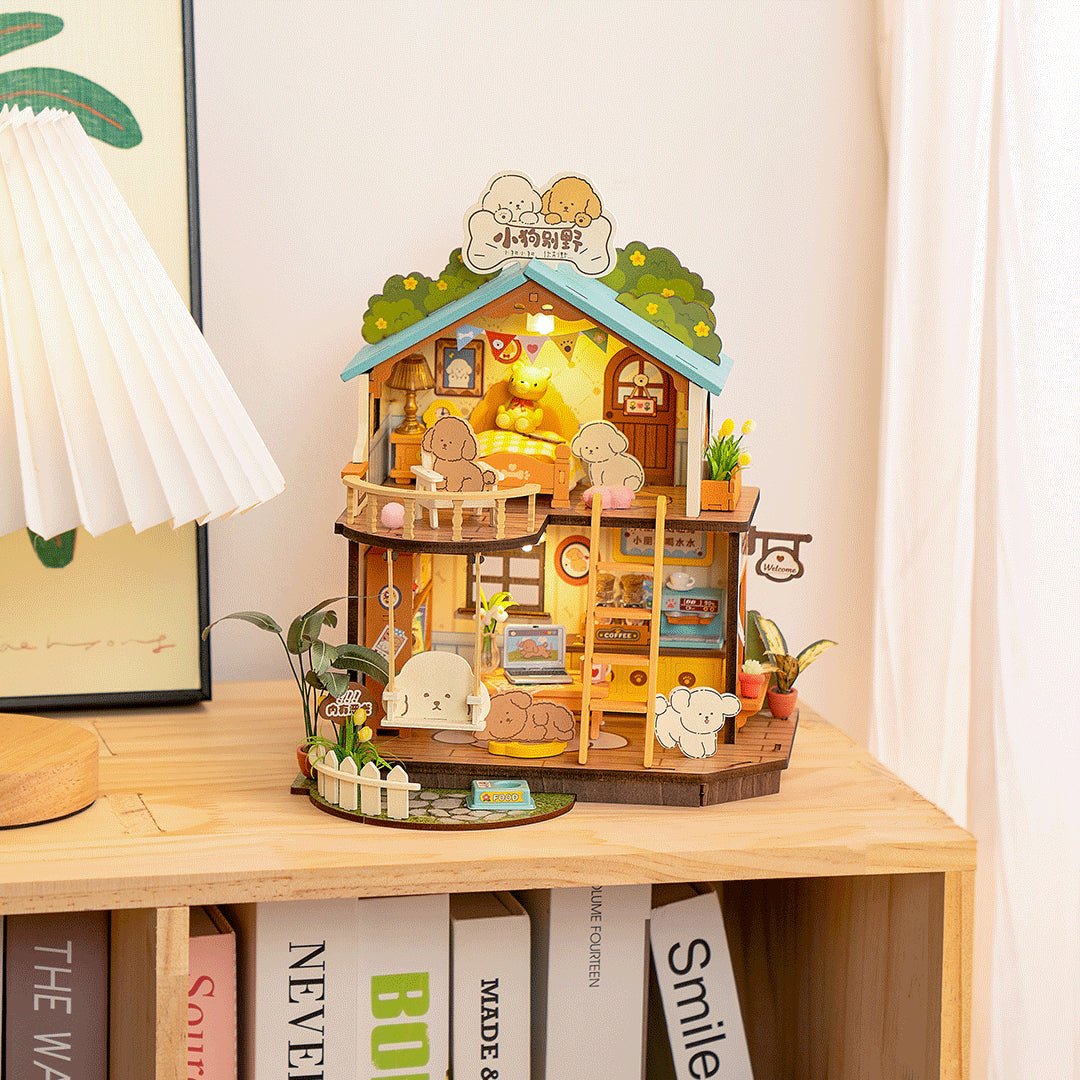 DIY Miniature House Puppy’s Cozy Villa DG169 by LAB7 Malta, Europe