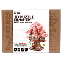 Rolife Sakura Tree House TGS04 – DIY Wooden 3D Puzzle in Malta | LAB7