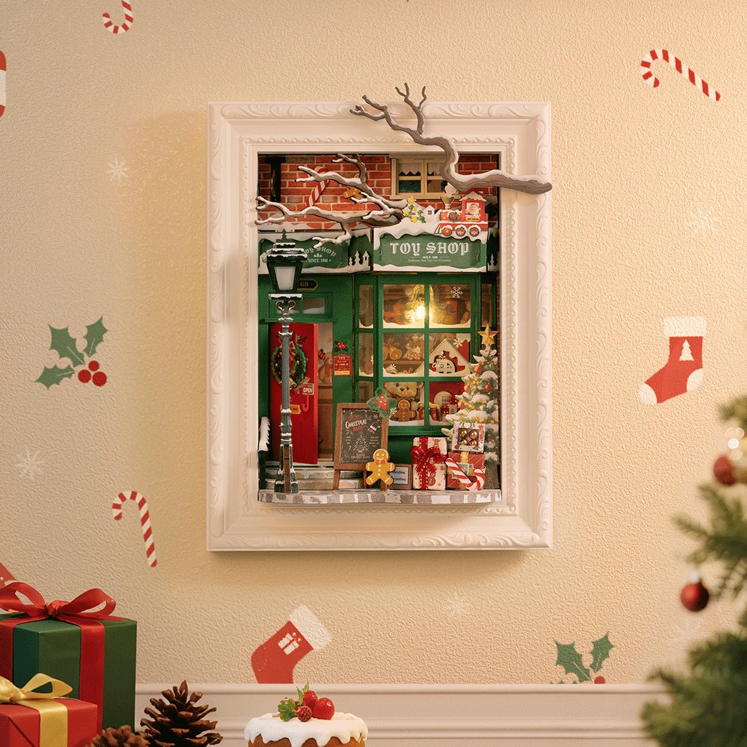 Rolife Santa’s Toy Shop DP006 – DIY Christmas Picture Frame Miniature Kit 6946785124521 by LAB7 Malta, Europe