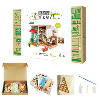 Rolife Simon’s Coffee DG109 – DIY Miniature Café Dollhouse Kit in Malta | LAB7