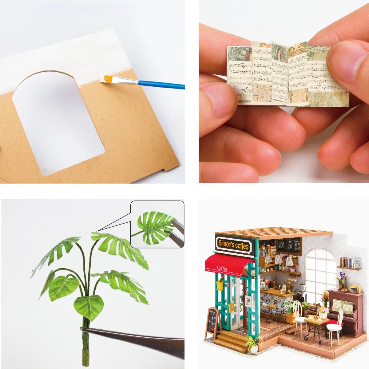 Rolife Simon’s Coffee DG109 – DIY Miniature Café Dollhouse Kit in Malta | LAB7