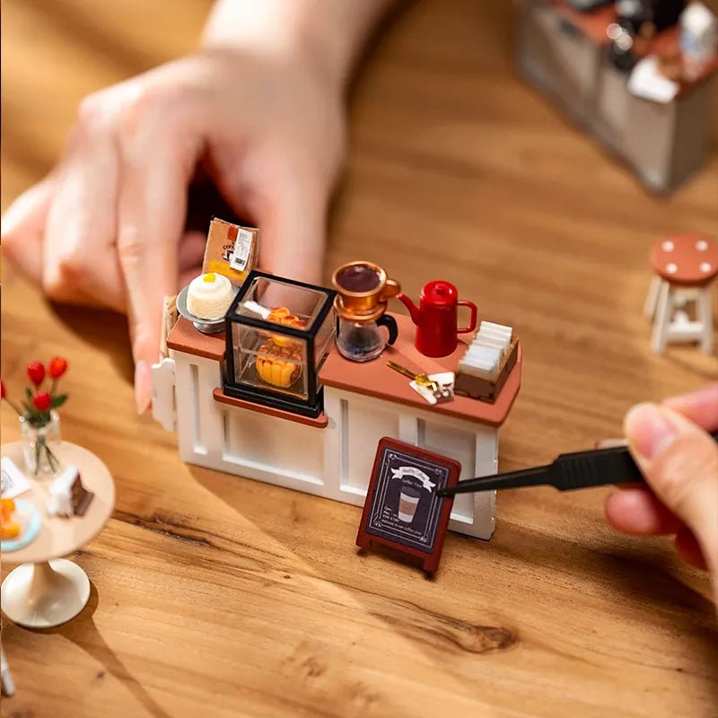Rolife Slow Life Café DG162 – DIY Miniature Coffee Shop House Kit in Malta | LAB7