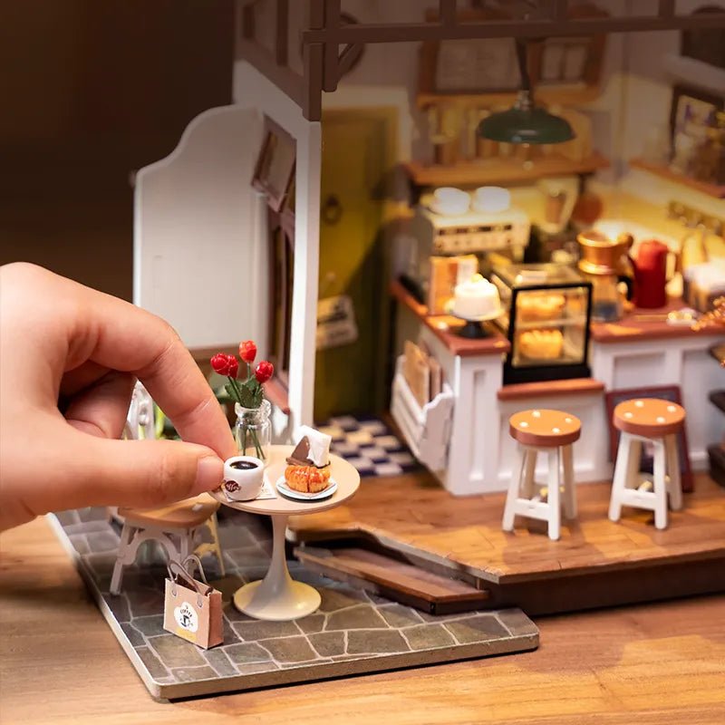 Rolife Slow Life Café DG162 – DIY Miniature Coffee Shop House Kit in Malta | LAB7