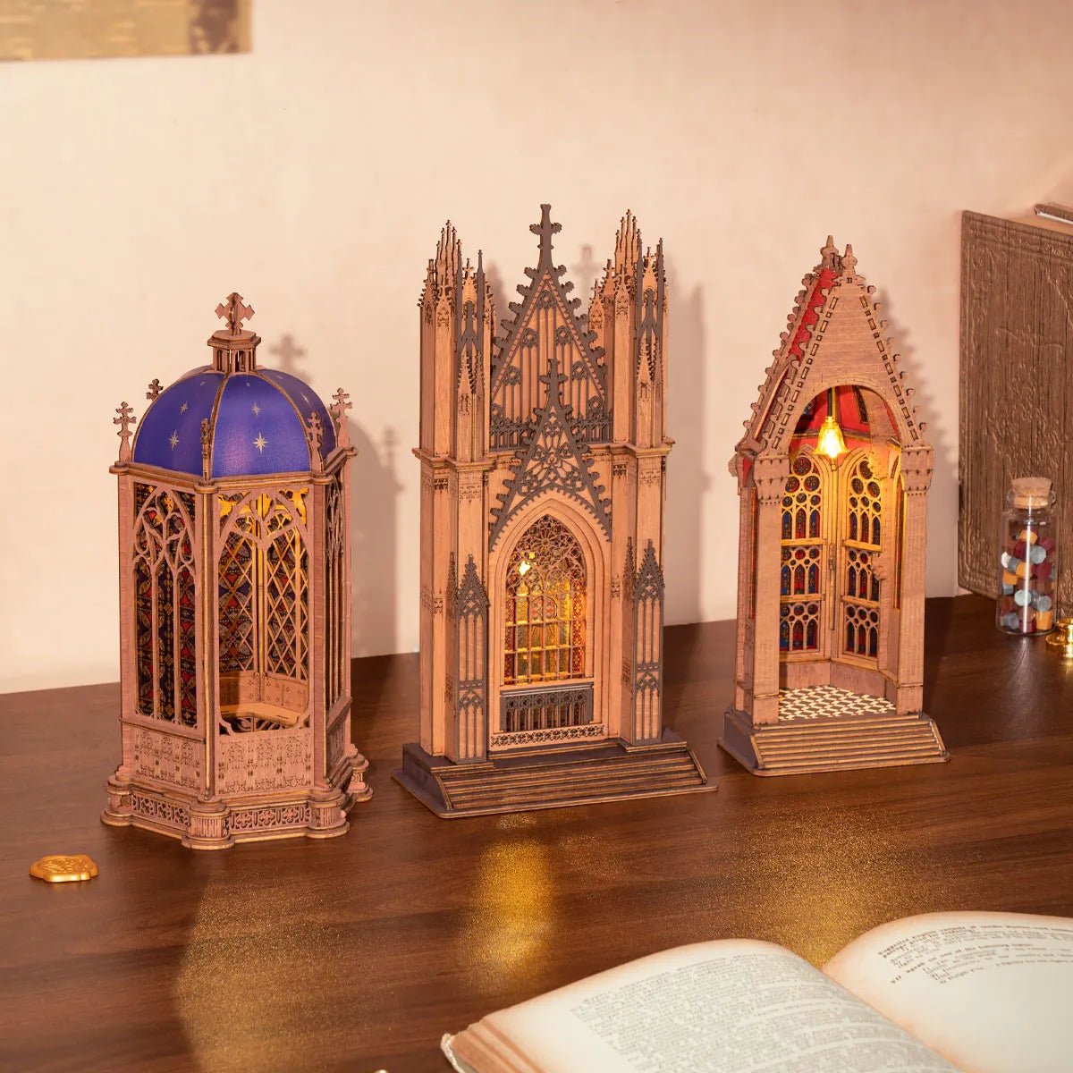 Rolife Starry Dome Cathedral TGA02 – DIY 3D Wooden Puzzle & Decorative Lantern in Malta | LAB7