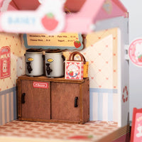 Rolife DIY Miniature House Kit Strawberry Milk Box DS034 by LAB7 Malta, Europe