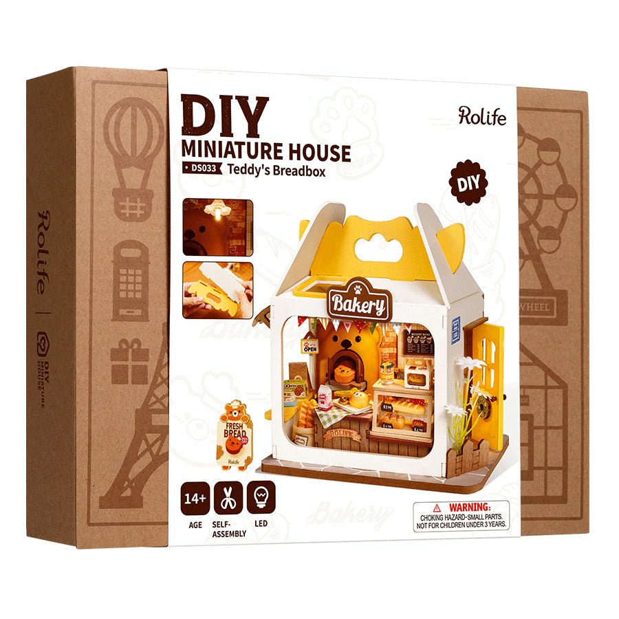 Rolife DIY Miniature House Kit Teddy’s Breadbox DS033 by LAB7 Malta, Europe