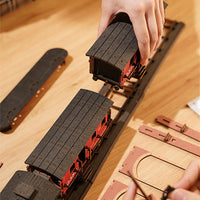 Rolife TGS01 Steam Journey – 3D Wooden Vintage Train Puzzle in Malta | LAB7