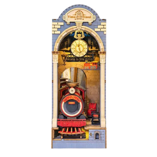 Rolife Time Travel TGB04 – DIY Railway Station Book Nook Shelf Insert in Malta | LAB7