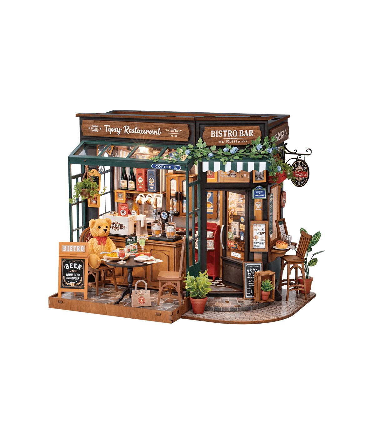 Rolife DIY Miniature House Tipsy Restaurant DG167 by LAB7 Malta, Europe