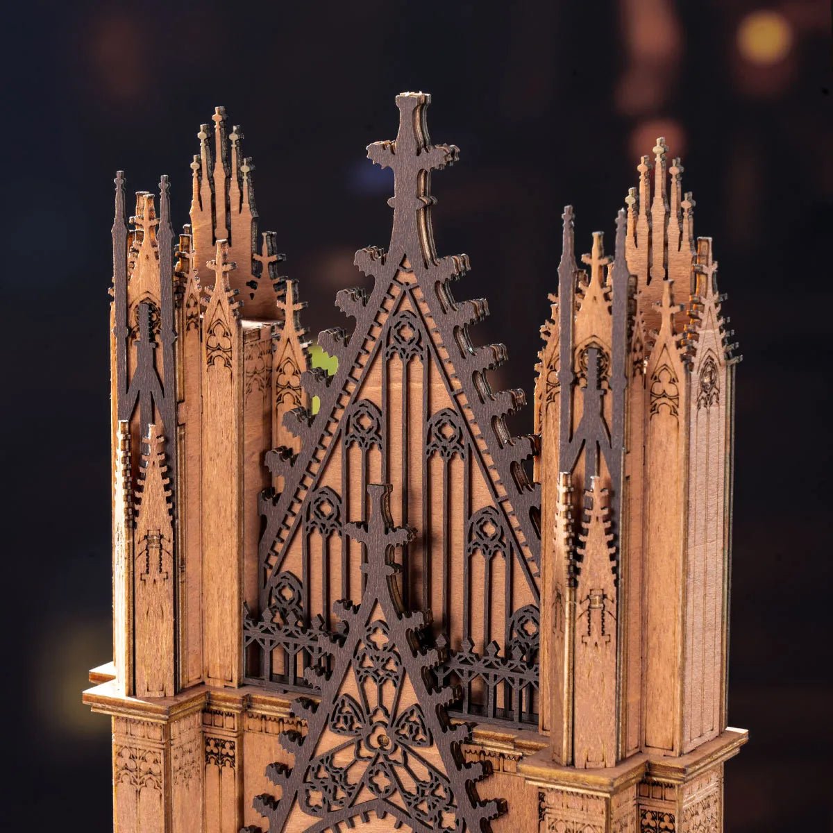 Rolife Twin-Tower Cathedral TGA01 – DIY 3D Wooden Puzzle with Lighting in Malta | LAB7