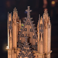 Rolife Twin-Tower Cathedral TGA01 – DIY 3D Wooden Puzzle with Lighting in Malta | LAB7