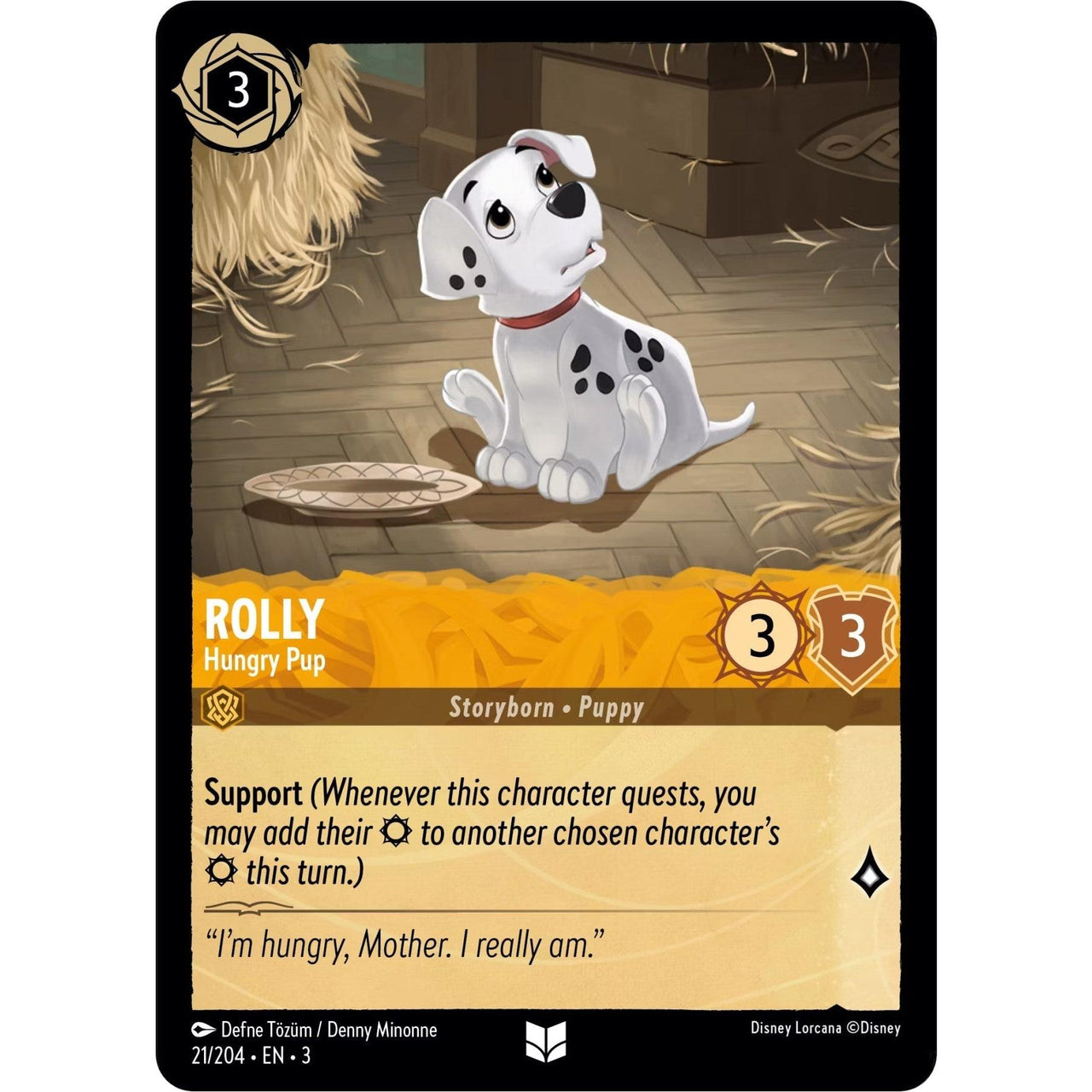 Rolly - Hungry Pup (21/204) (Into the Inklands) in Malta | LAB7