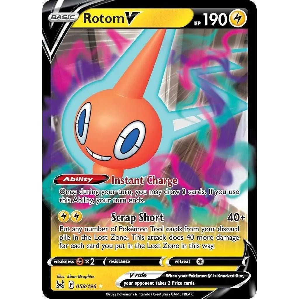 Rotom V (058/196) (SWSH11: Lost Origin) in Malta | LAB7