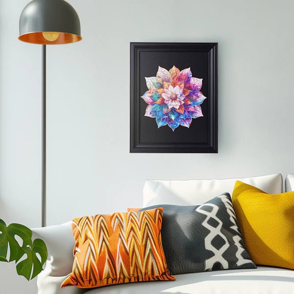 Rowood Mystic Mandala Flower TA001 – Wooden Shaped Jigsaw Puzzle in Malta | LAB7