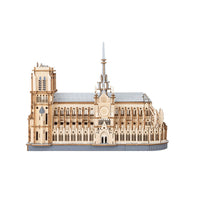 Rowood Paris Cathedral TG511 – 3D Wooden Puzzle Gothic Architecture Model in Malta | LAB7