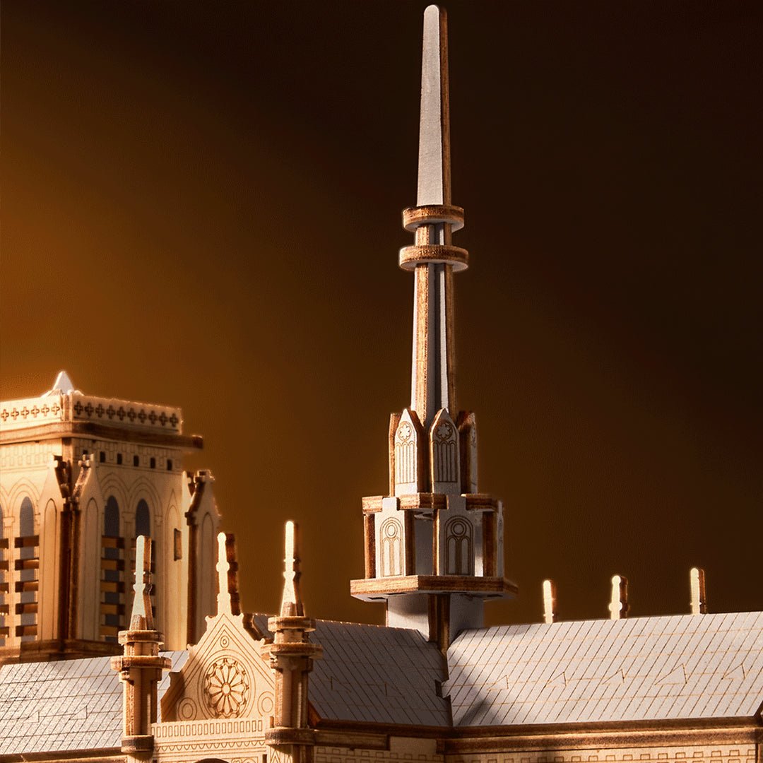 Rowood Paris Cathedral TG511 – 3D Wooden Puzzle Gothic Architecture Model by LAB7 Malta, Europe