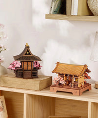Rowood Sakura Retreat TGA09 – DIY 3D Wooden Puzzle & Japanese-Inspired Model Kit