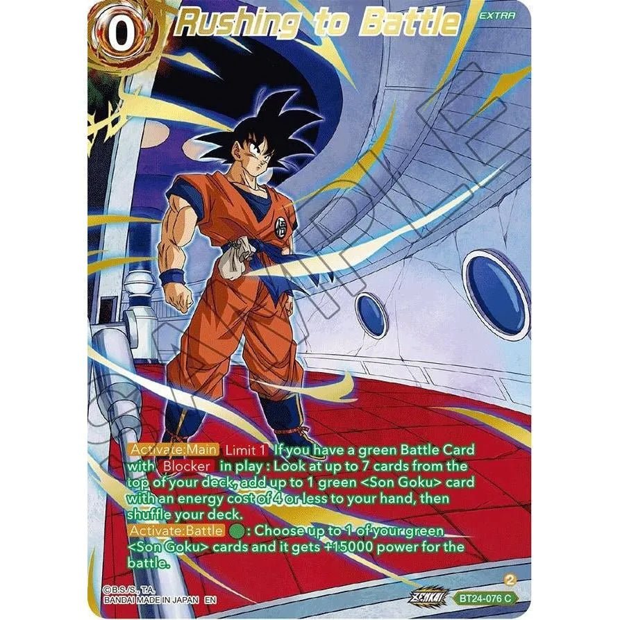 Rushing to Battle (Collector Booster Gold) (BT24-076) (Beyond Generations) in Malta | LAB7