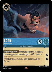Image for Scar - Mastermind (158/204) (The First Chapter) - Disney Lorcana