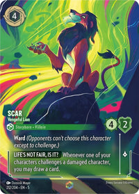 Scar - Vengeful Lion (Enchanted) (212/204) (Shimmering Skies) in Malta | LAB7
