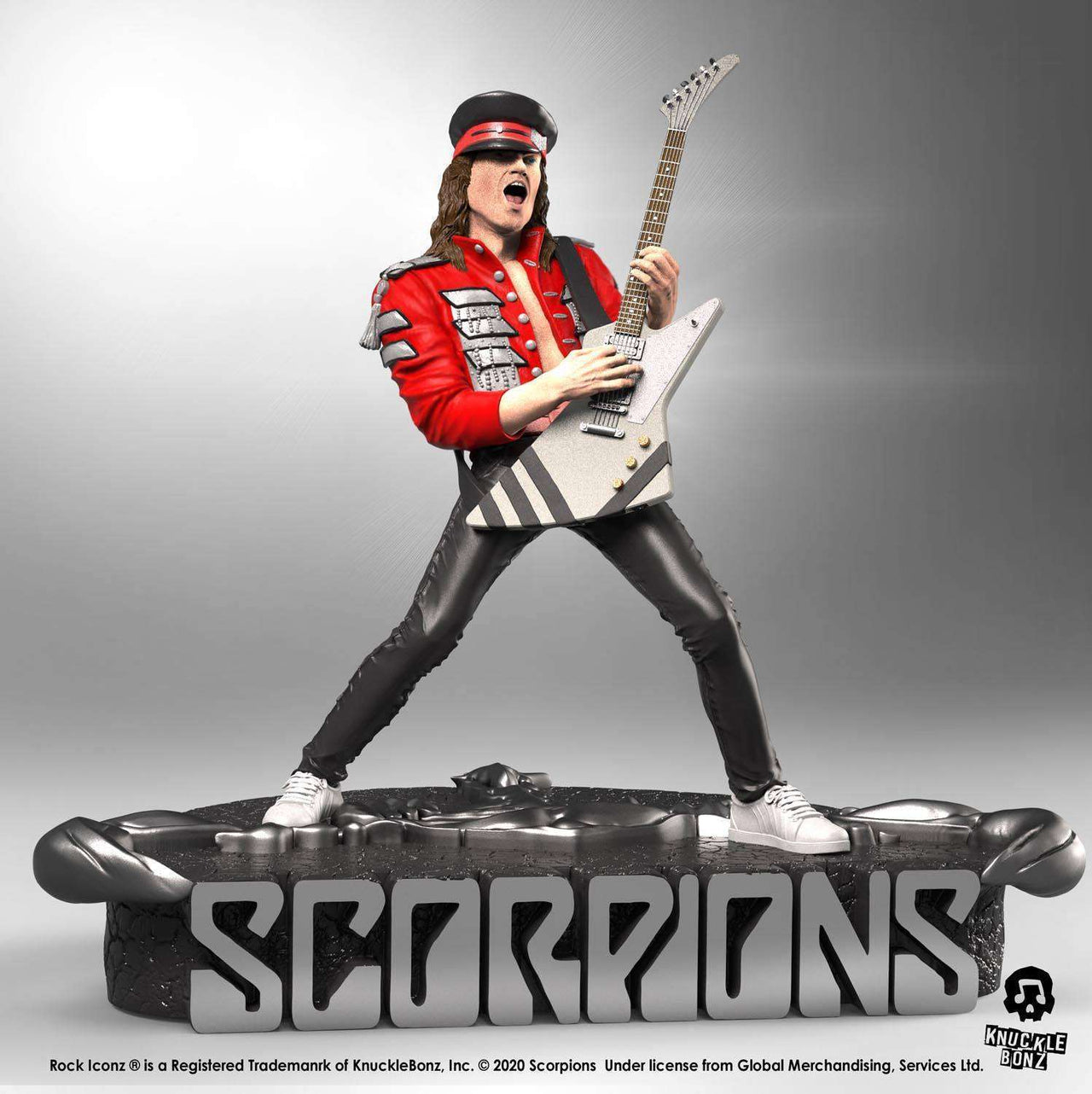 Scorpions Rock Iconz Statue Matthias Jabs Limited Edition 22 cm by LAB7 Malta, Europe