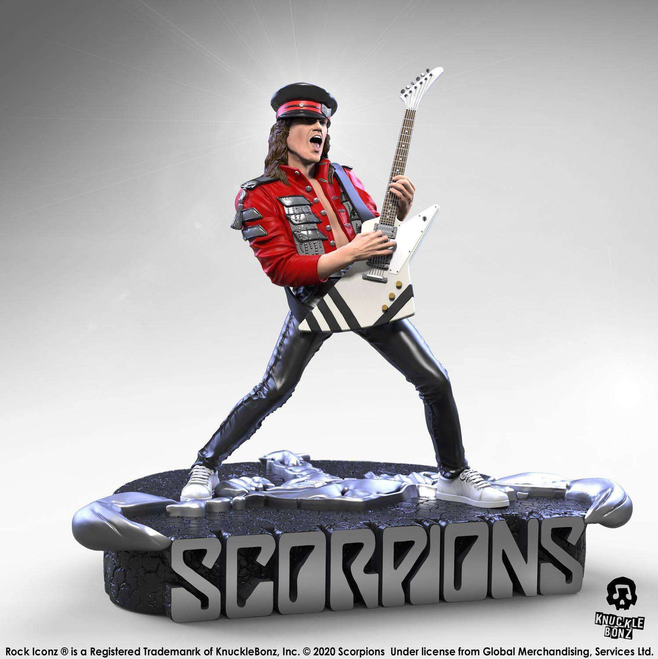 Scorpions Rock Iconz Statue Matthias Jabs Limited Edition 22 cm by LAB7 Malta, Europe