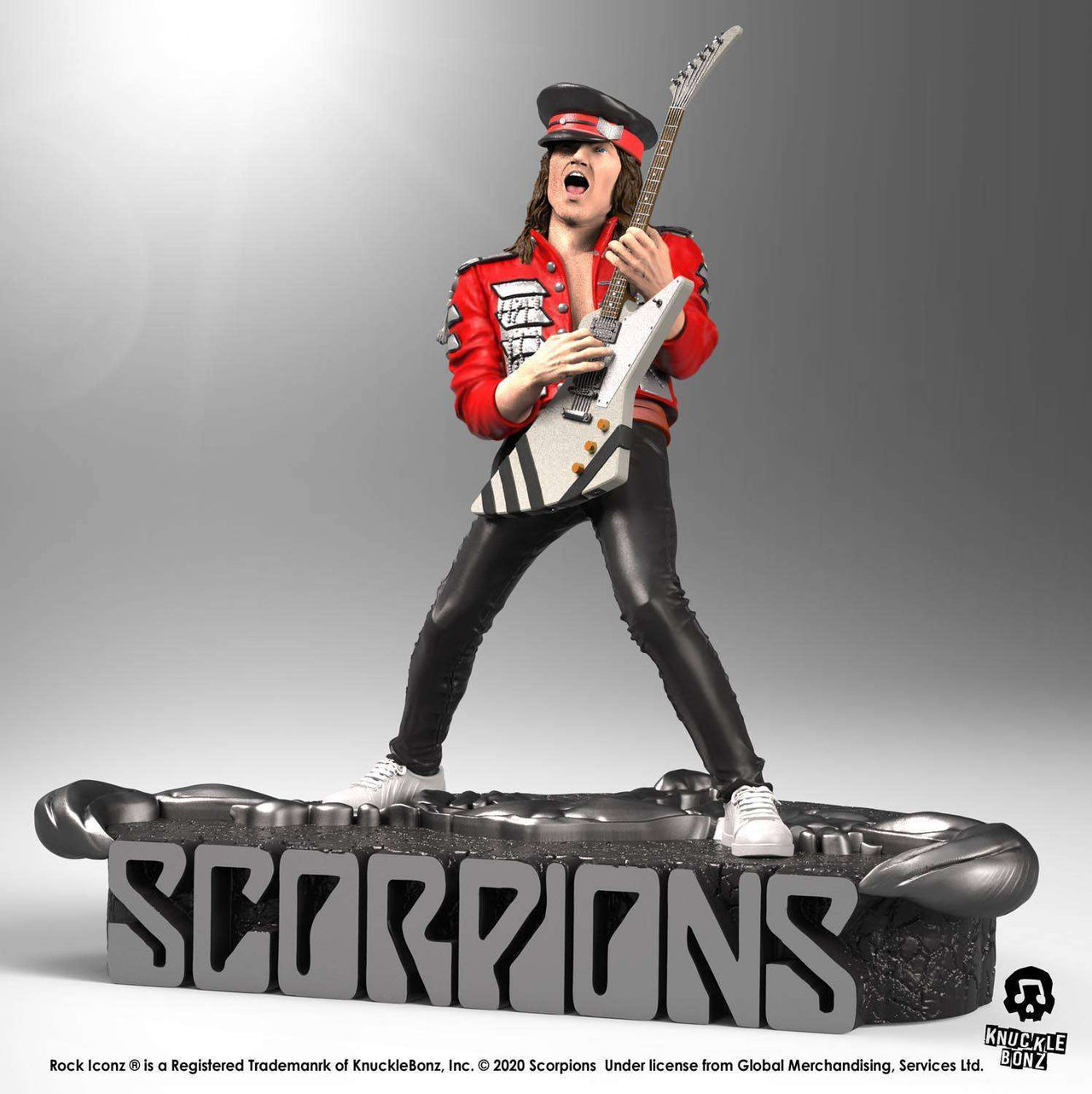 Scorpions Rock Iconz Statue Matthias Jabs Limited Edition 22 cm by LAB7 Malta, Europe