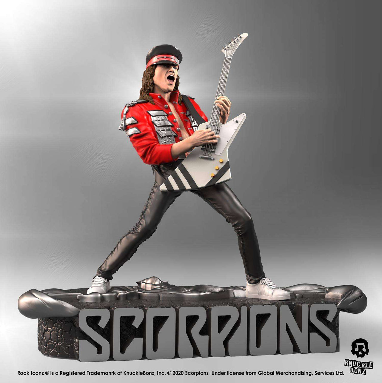 Scorpions Rock Iconz Statue Matthias Jabs Limited Edition 22 cm by LAB7 Malta, Europe
