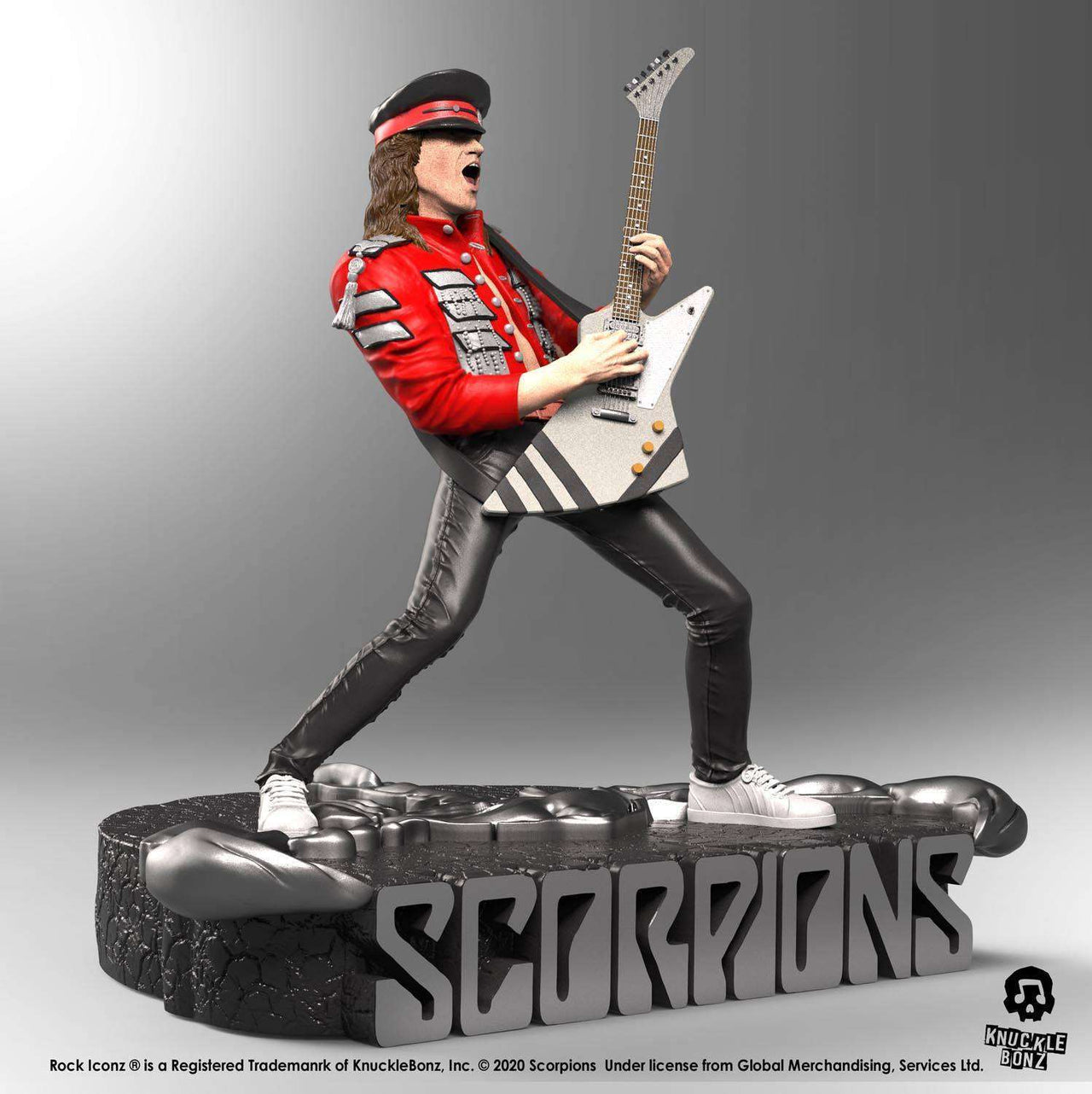 Scorpions Rock Iconz Statue Matthias Jabs Limited Edition 22 cm by LAB7 Malta, Europe
