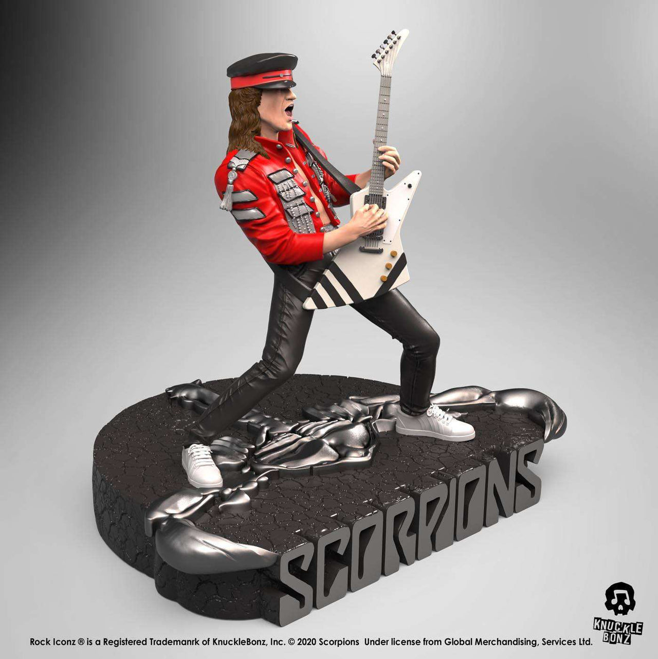 Scorpions Rock Iconz Statue Matthias Jabs Limited Edition 22 cm by LAB7 Malta, Europe