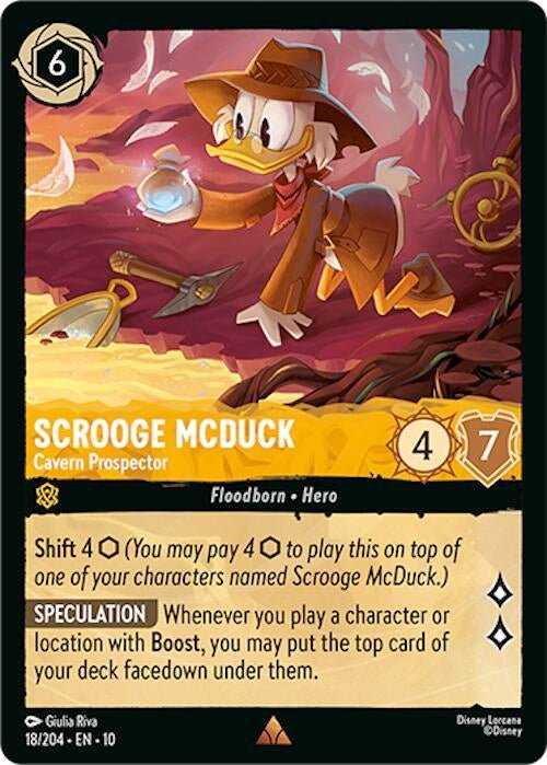 Scrooge McDuck - Cavern Prospector (18/204) (Whispers in the Well) 8962174 by LAB7 Malta, Europe