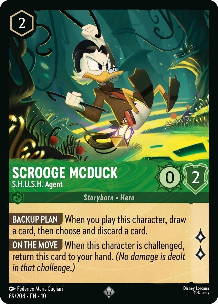 Scrooge McDuck - S.H.U.S.H. Agent (89/204) (Whispers in the Well) 8968354 by LAB7 Malta, Europe