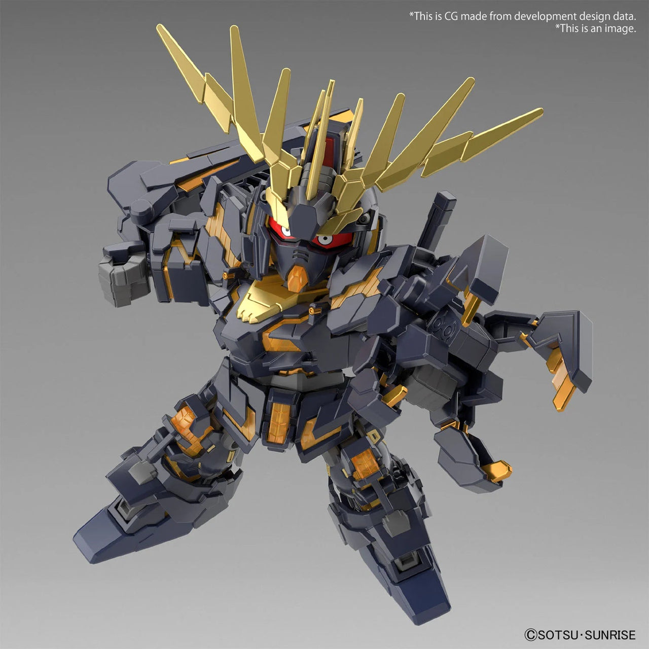 SD Gundam Cross Silhouette: Unicorn Gundam 2 Banshee (Destroy Mode) & Banshee Norn Parts Set by LAB7 Malta, Europe